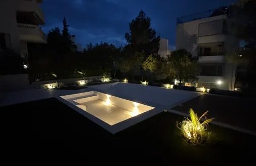 VOULA-2 LEVEL MAISONETTE WITH PRIVATE GARDEN &POOL