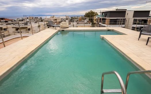 GLYFADA-GOLF -LUXURY TOP FLOOR APARTMENT WITH PRIVATE POOL